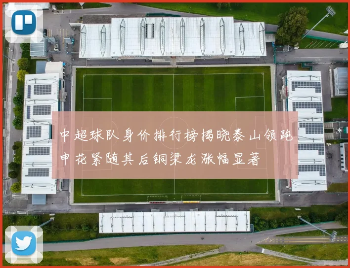 中超球队身价排行榜揭晓泰山领跑申花紧随其后铜梁龙涨幅显著